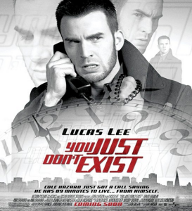 A fake poster created for the film, featuring Chris Evans' action hero character.